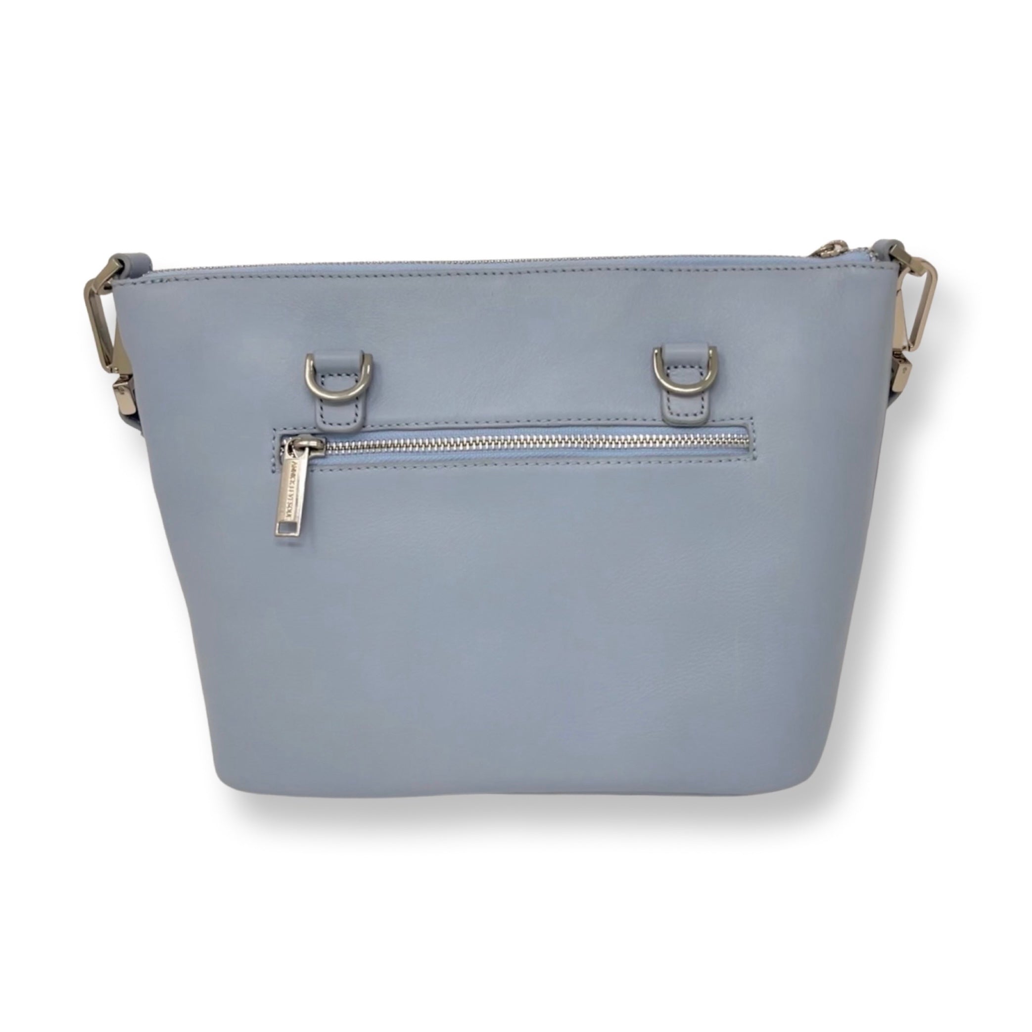 Sac à Main en Cuir Bleu Poudre, 2-en-1 | Lina