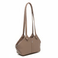 Sac à main en cuir rose platine | Claudia