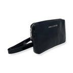 Petit sac bandoulière en Cuir Vernis souple Noir, Annie - PRÉCOMMANDE