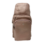 Sac bandoulière 3 en 1 Unisexe avec section pour carte RFID, Rose Platine Gabriel