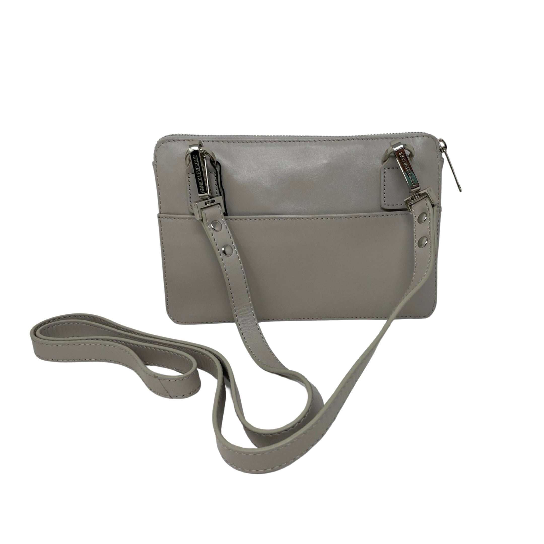 Petit Sac Bandoulière Portefeuille Cuir Perlé, Carmen