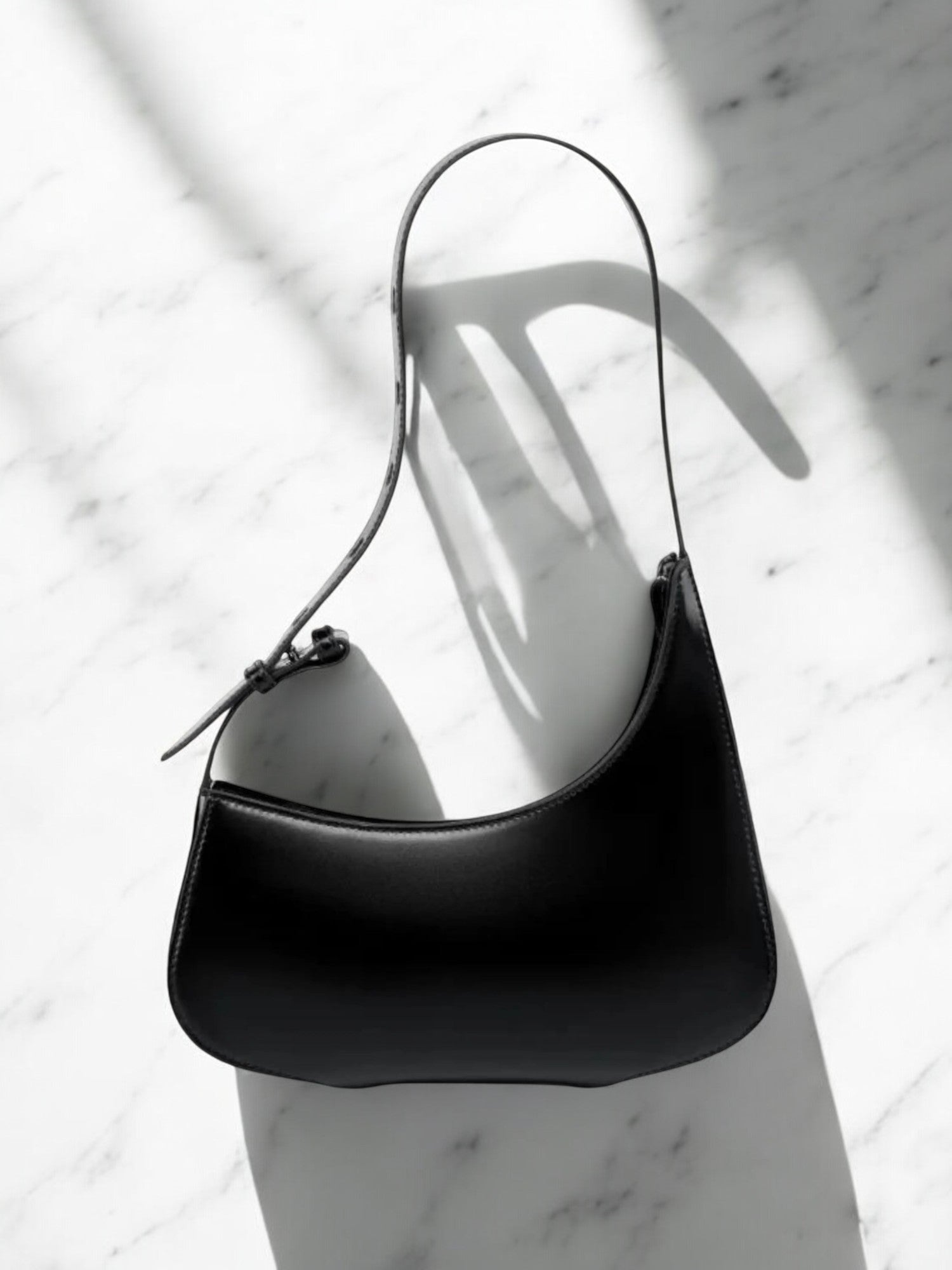 Scarlett | Luxe Red Leather Shoulder Bag – Bold & Chic