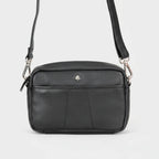 Greenwood Leather Mini Crossbody Bag. Premium Full-Grain Pebbled Leather Handbag