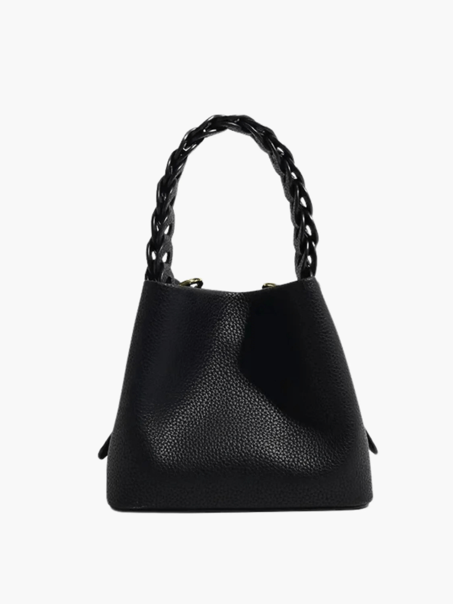Elara | Blush Pink Braided Handle Tote – Chic & Timeless