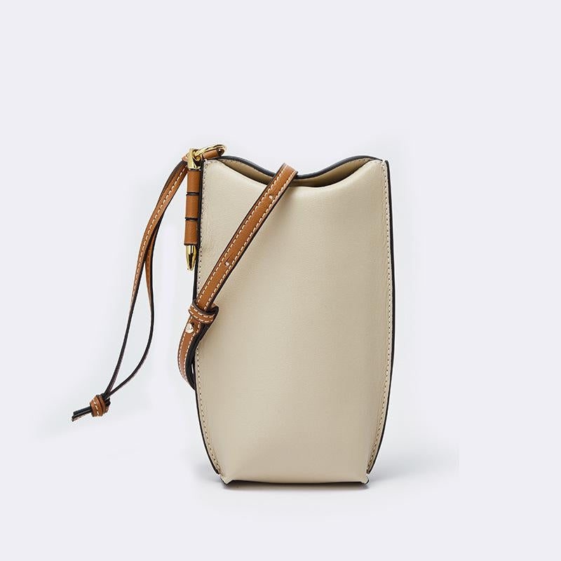Briselle | Leather Crossbody Bag – Elegant Simplicity & Modern Charm