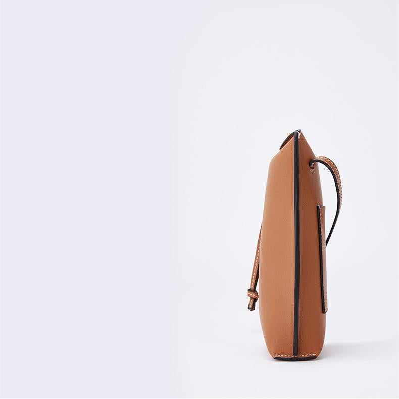 Briselle | Leather Crossbody Bag – Elegant Simplicity & Modern Charm