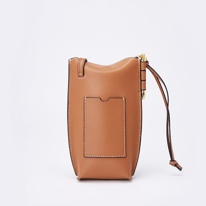 Briselle | Leather Crossbody Bag – Elegant Simplicity & Modern Charm