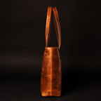 Classic Cognac Leather Tote Bag