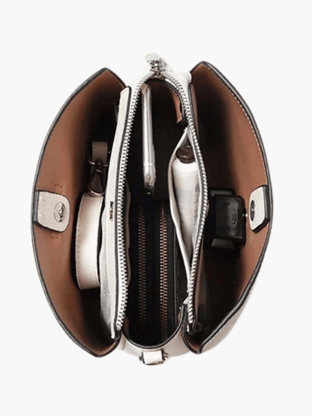 Estelle | Luxe White Leather Crossbody Bag – Sophisticated & Timeless