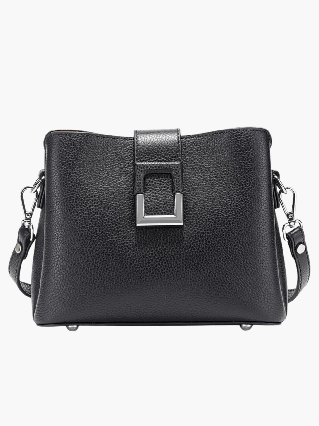 Estelle | Luxe White Leather Crossbody Bag – Sophisticated & Timeless