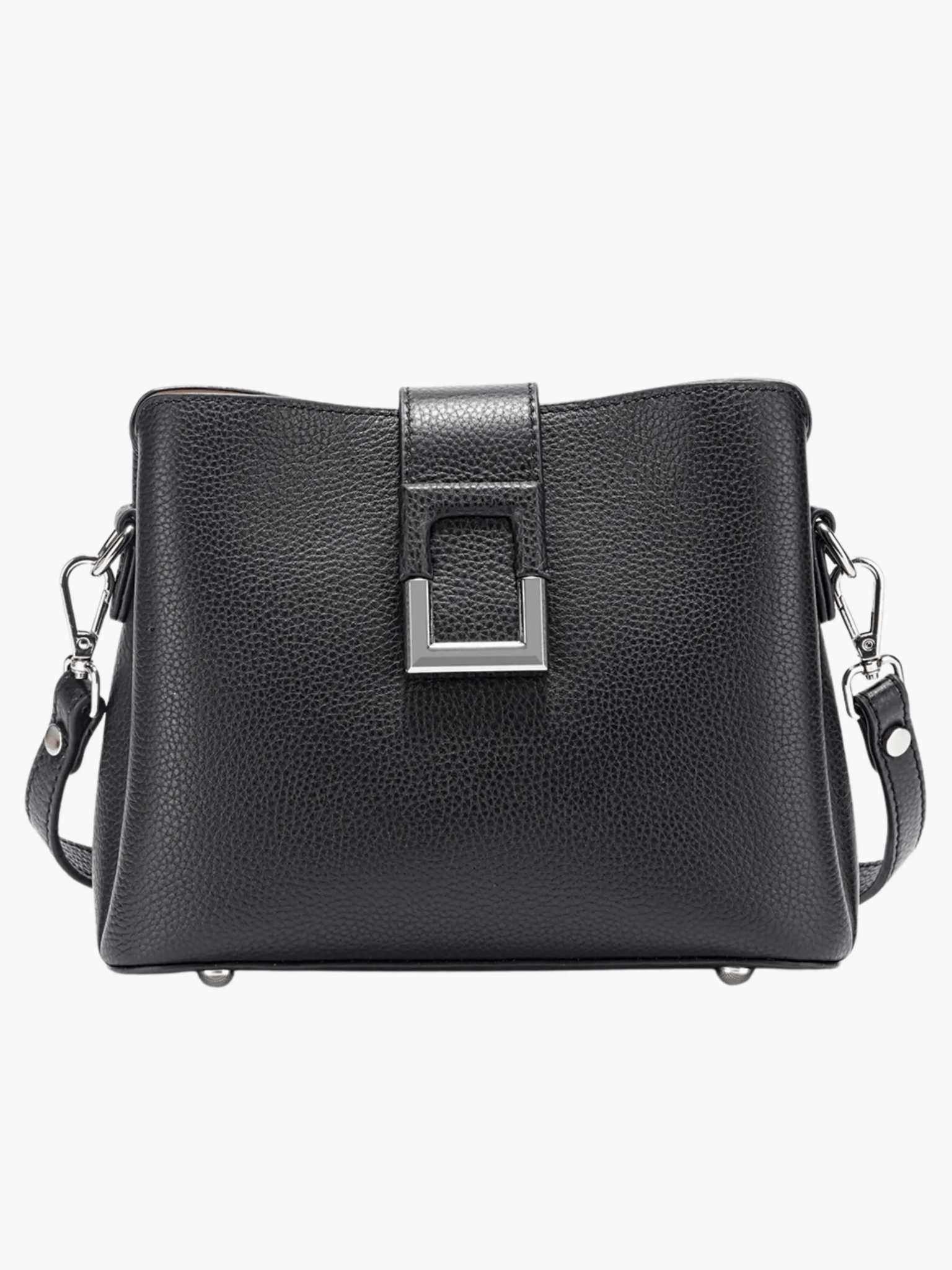 Estelle | Luxe White Leather Crossbody Bag – Sophisticated & Timeless