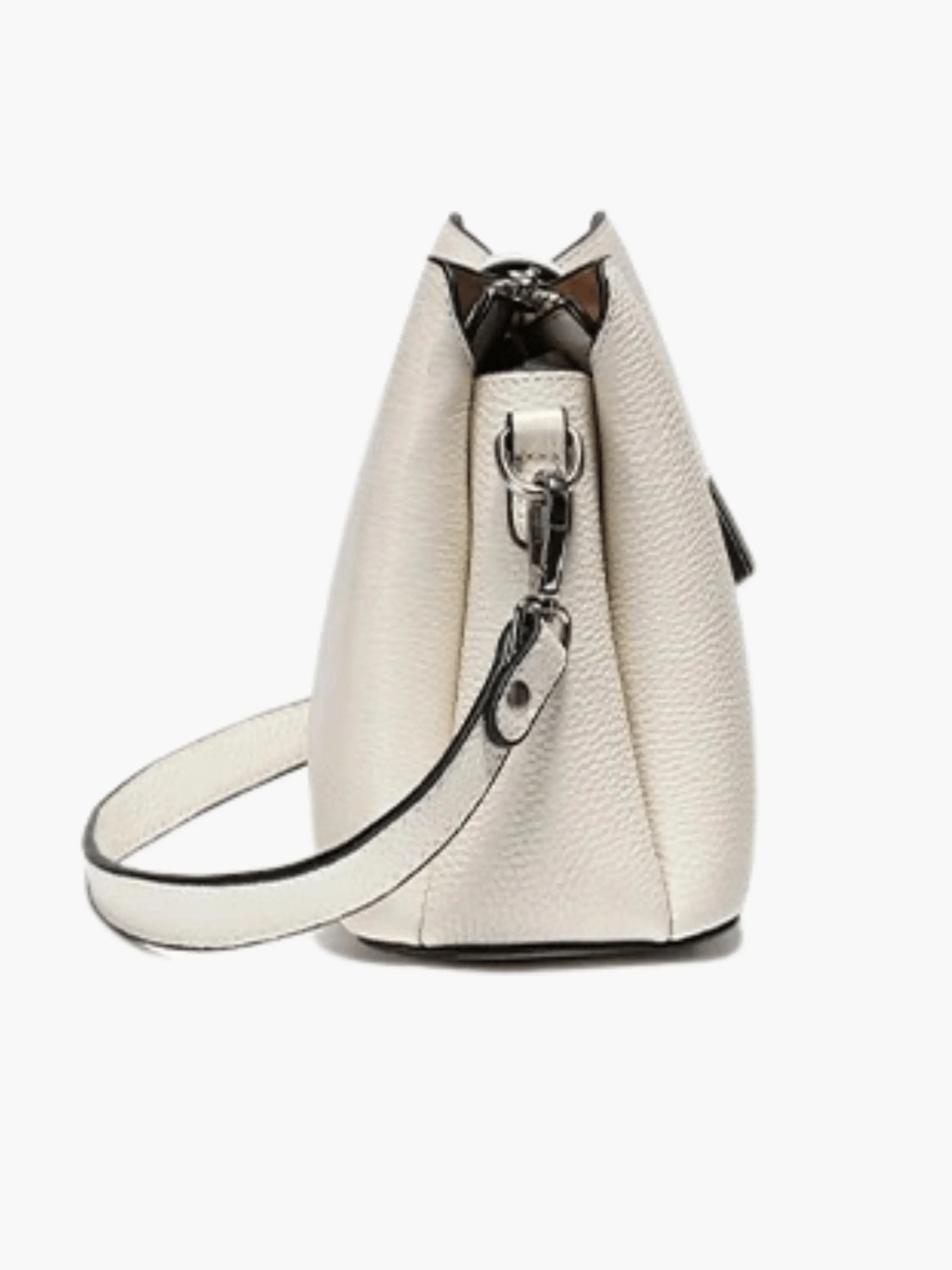 Estelle | Luxe White Leather Crossbody Bag – Sophisticated & Timeless