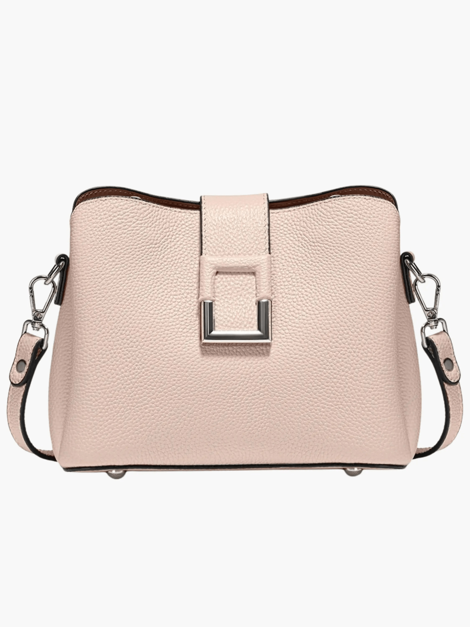 Estelle | Luxe White Leather Crossbody Bag – Sophisticated & Timeless