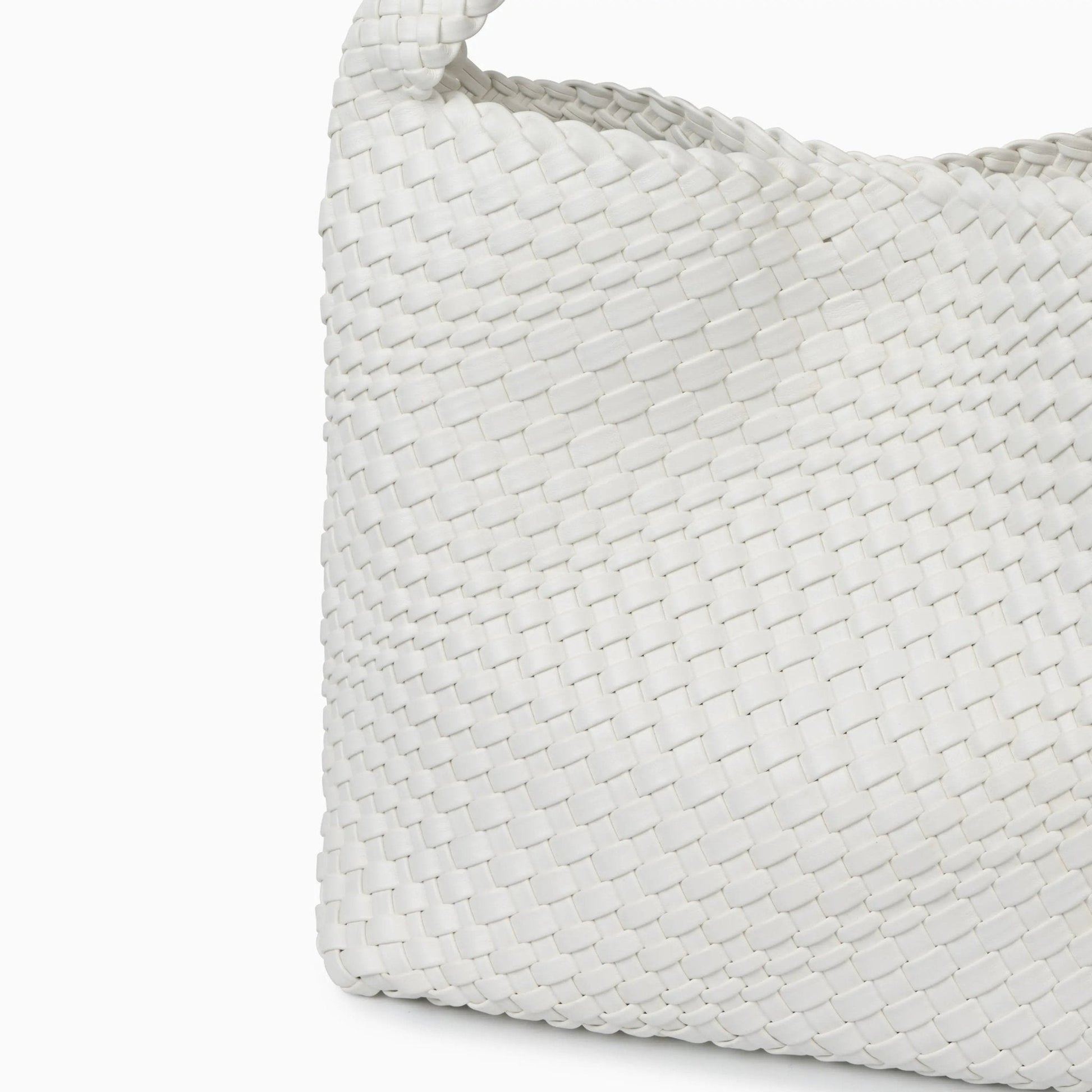 Charlotte | Elegant Leather Woven Bucket Bag – Spacious Shoulder Handbag for Women