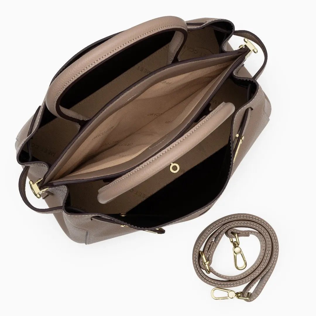 Olivia Elegant Structured Satchel Tote Bag – Medium Top Handle Handbag for Women