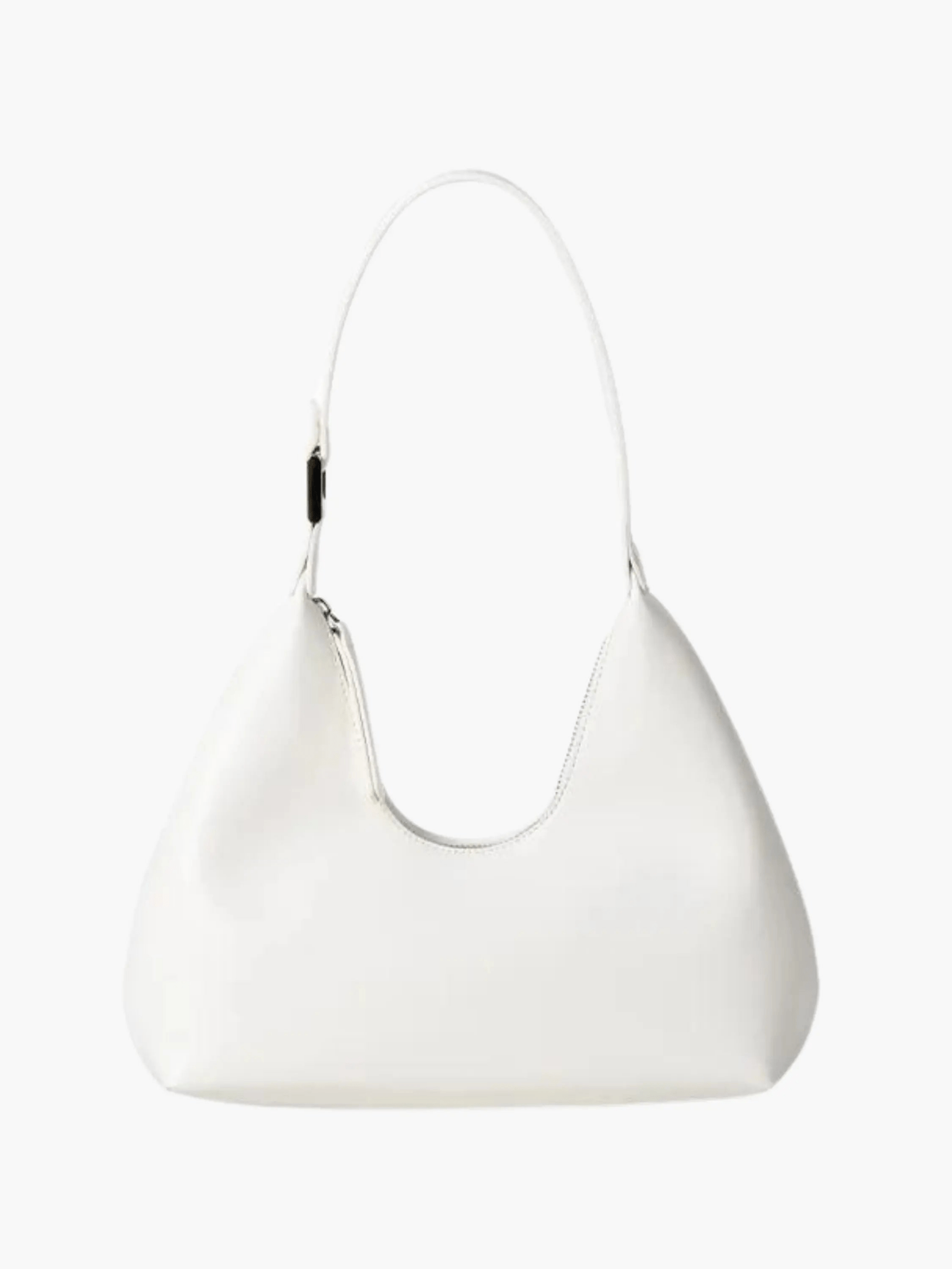 Selene | Luxe Black Leather Shoulder Bag – Sleek & Modern