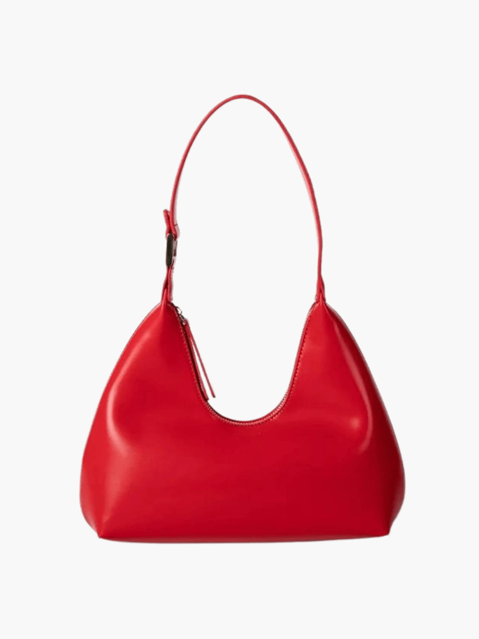 Selene | Luxe Black Leather Shoulder Bag – Sleek & Modern