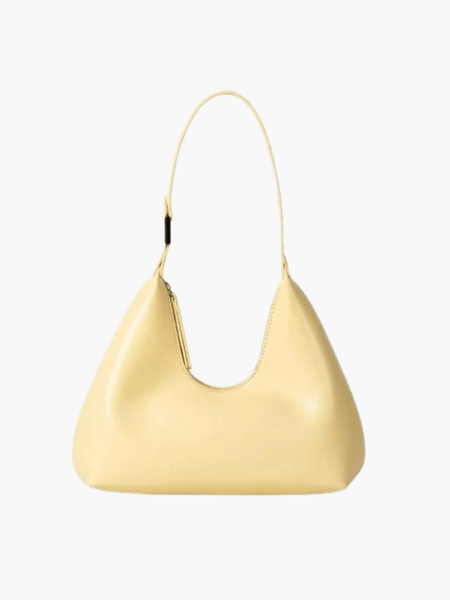 Selene | Luxe Black Leather Shoulder Bag – Sleek & Modern