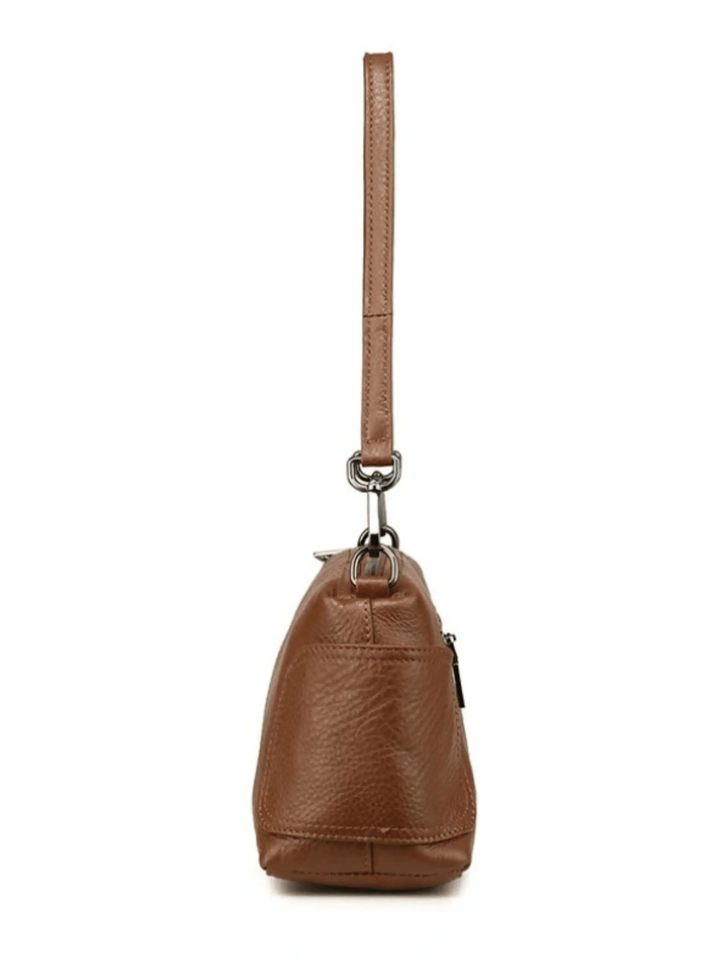 Margot | Luxe Brown Leather Crossbody Bag – Classic & Versatile