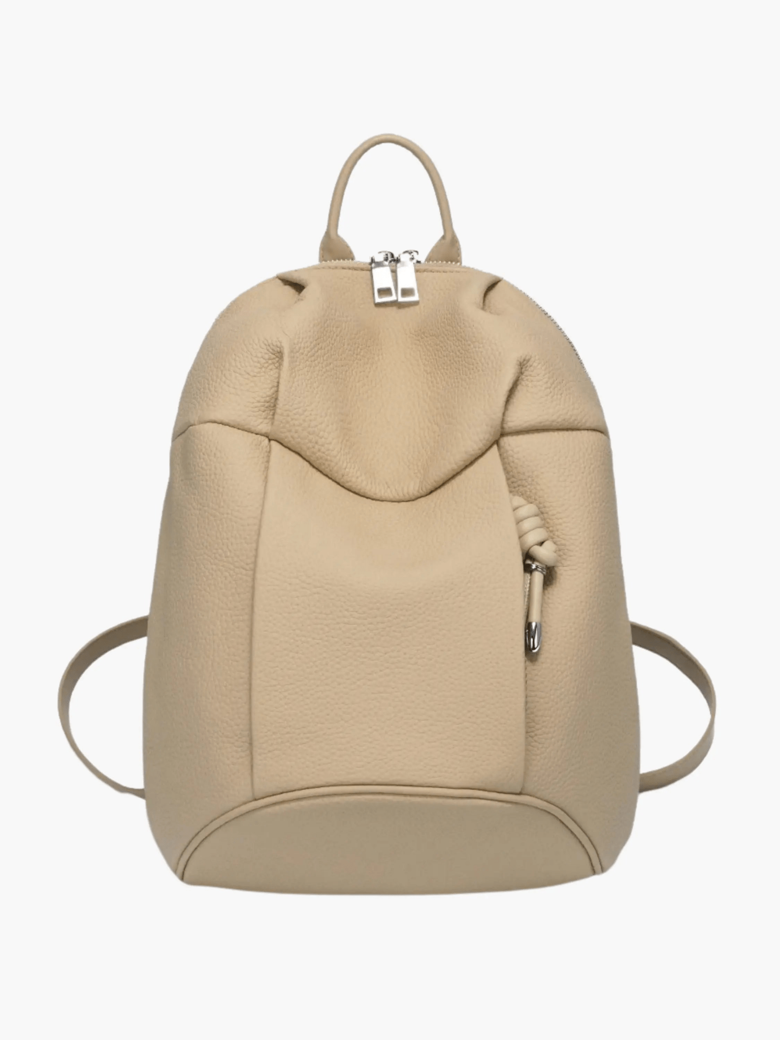 Sylaris | Blush Pink Leather Backpack – Effortless Elegance